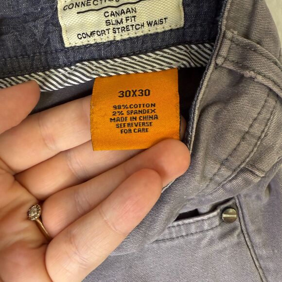 Tailor Vintage Men’s Denim Gray Pants 30 x 30 Canaan Slim Fit Stretch - Picture 5 of 8